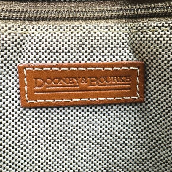 Dooney & Bourke Navy Blue Pebbled Leather Satchel - 14.5” x 8.5” x 5.25” - Picture 5 of 11